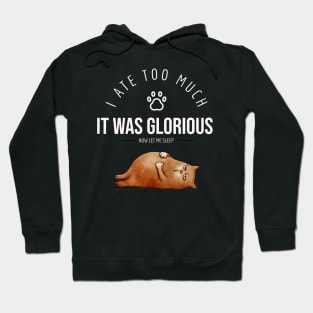 I Ate Too Much It Was Glorious Hoodie